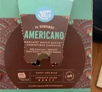 Mängden socker i Americano