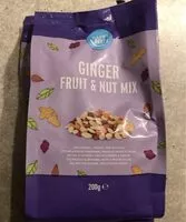 Mängden socker i Ginger Fruit & Nut mix