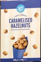 Mängden socker i Caramelised Hazelnuts