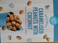 Mängden socker i Caramelised peanuts with coconut