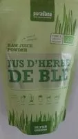Mängden socker i Jus d'herbe de blé