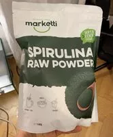 Mängden socker i Spirulina raw powder