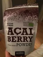 Mängden socker i Açai Berry - freeze dried powder