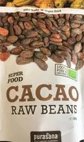 Mängden socker i Super Food Cacao Raw Beans