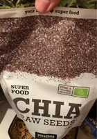 Mängden socker i Graines de chia crues