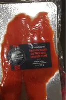 Mängden socker i Saumon rouge du pacifique sauvage fume