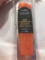 Mängden socker i Coeur de filet de saumon norvegien fume aromatise saveur truffe
