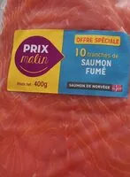 Mängden socker i Saumon fumé de Norvège