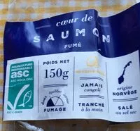 Mängden socker i Cœur de saumon fumé