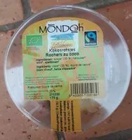 Mängden socker i Mondoh rochers au coco