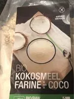 Mängden socker i Farine de noux de coco