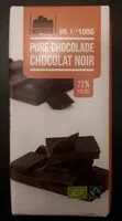 Mängden socker i Nutridia Bio Chocolat Noir 72%