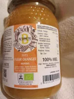 Mängden socker i Miel fleur oranger Al'Binète