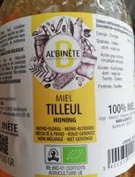 Mängden socker i Miel tilleul al binete