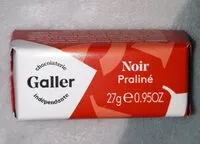 Mängden socker i Chocolat noir praliné