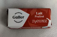 Mängden socker i Barre de chocolat praliné