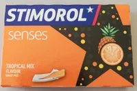 Mängden socker i Stimorol Senses Tropical 23GR