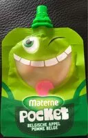 Mängden socker i Pocket Pomme belge