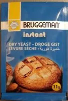 Mängden socker i Bruggeman instant levure