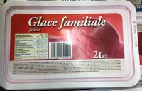 Mängden socker i Glace familiale fraise