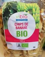 Mängden socker i Chips de banane vibio