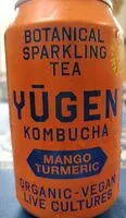 Mängden socker i Yugen kombucha Mango turmeric