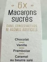 Mängden socker i MACARONS SUCRES