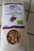 Mängden socker i Crunchy aux pépites de chocolat bio