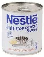 Mängden socker i Lait concentré