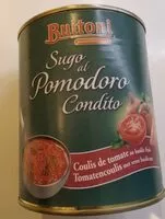 Mängden socker i Sugo al pomodoro condito