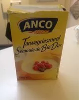 Mängden socker i Semoule de blé dur