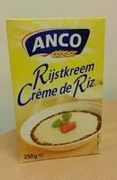 Mängden socker i Crème de riz