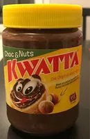 Mängden socker i Kwata choc-nuts