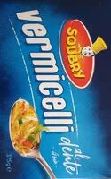 Mängden socker i Vermicelli