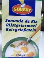 Mängden socker i Semoule de riz
