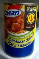 Mängden socker i Plat à l'Italienne avec des Pâtes