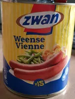 Mängden socker i Zwan saucisses vienne
