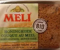 Mängden socker i Meli couque au miel