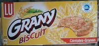 Mängden socker i Grany Biscuit Céréales