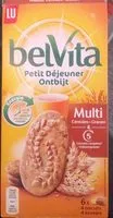 Mängden socker i BelVita petit déjeuner Multi Céréales