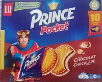 Mängden socker i Prince goût chocolat