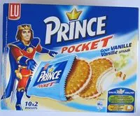 Mängden socker i Prince Pocket goût vanille
