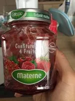 Mängden socker i Confiture materne