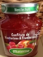 Mängden socker i Confiture Nectarines & Framboises