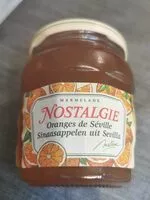 Mängden socker i Confiture D'oranges De Séville, Nostalgie,
