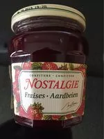 Mängden socker i Confiture De Fraises, Nostalgie, 265 Grammes, Marque Materne