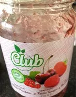 Mängden socker i Confiture 4 fruits rouges