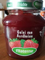 Mängden socker i Gelei van Aardbeien