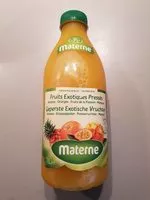 Mängden socker i Fruits exotiques pressés