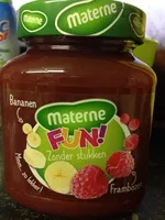 Mängden socker i Confiture bananes-framboises